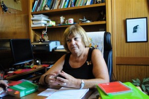Daisy Tourné, senadora del PS (Partido Socialista) - FA (Frente Amplio), en su despacho del Palacio Legislativo 22 de febrero de 2017 Montevideo - Uruguay